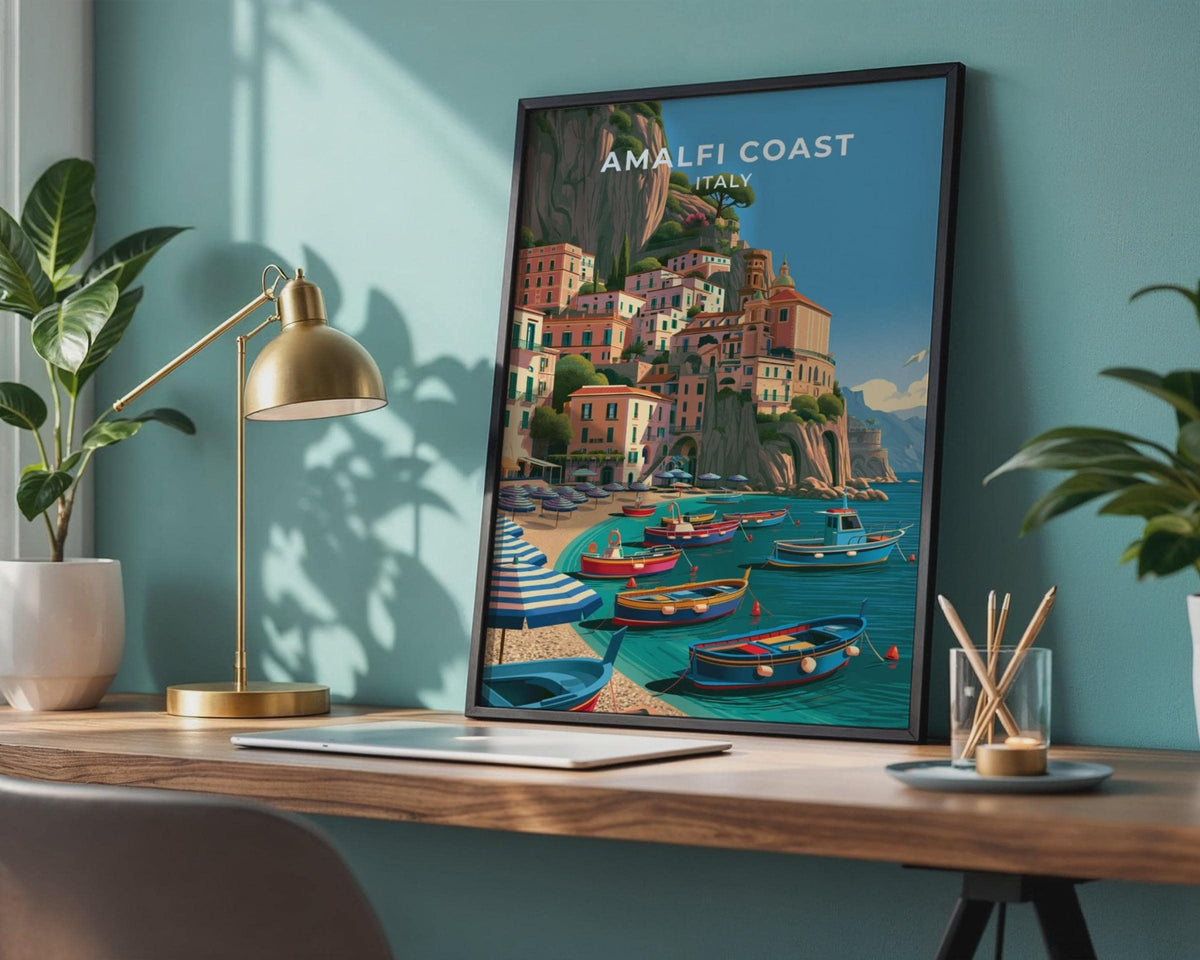 Amalfi Coast Poster - WanderWall