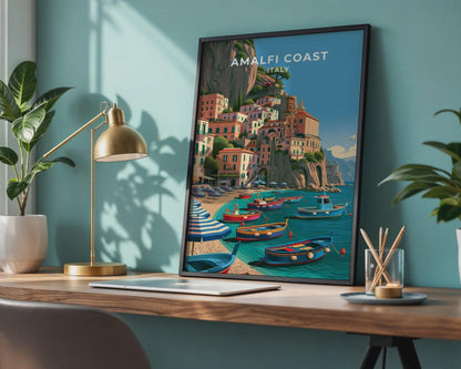 Amalfi Coast Poster - WanderWall
