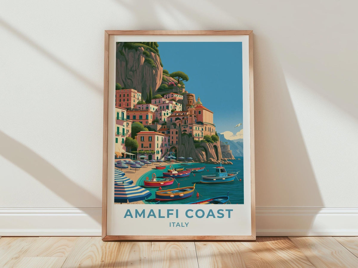 Amalfi Coast Poster - WanderWall