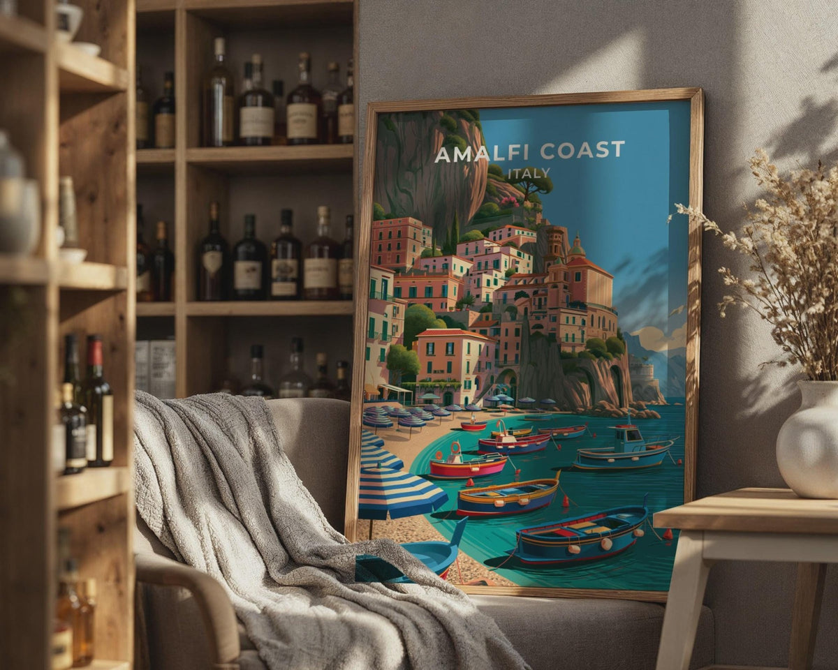 Amalfi Coast Poster - WanderWall