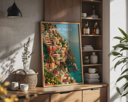 Amalfi Coast Poster - WanderWall