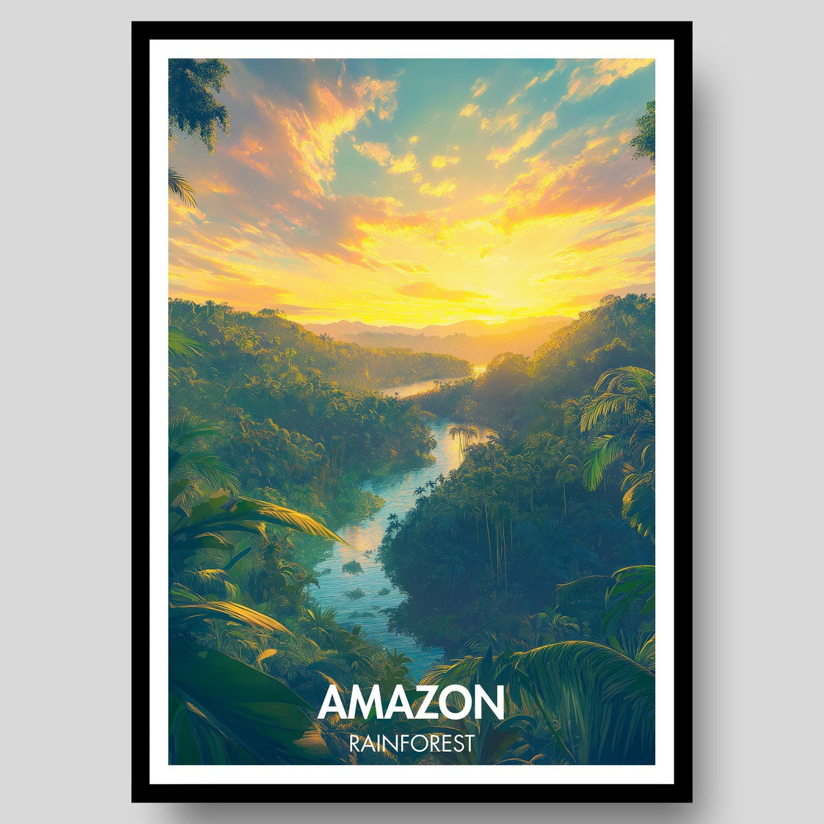 Amazon Rainforest Poster - WanderWall