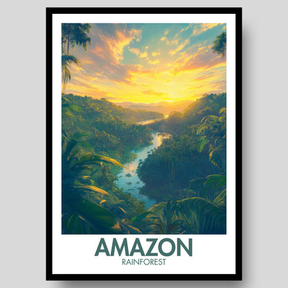 Amazon Rainforest Poster - WanderWall