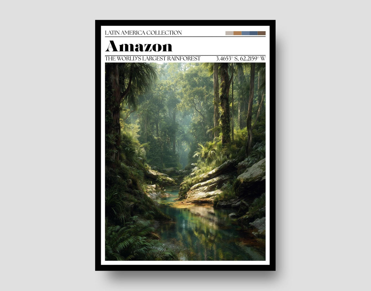 Amazon Rainforest Poster - WanderWall