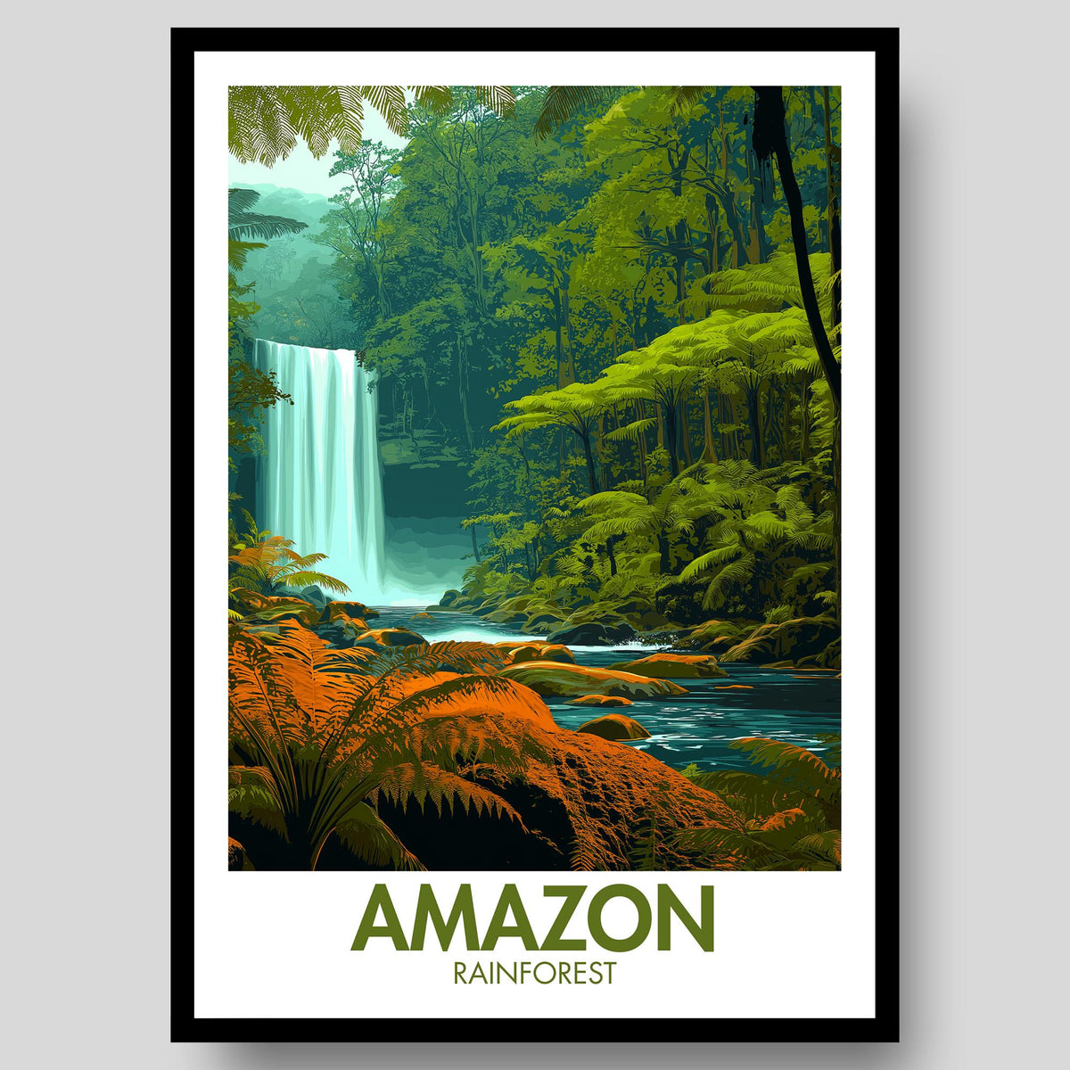 Amazon Rainforest Poster - WanderWall