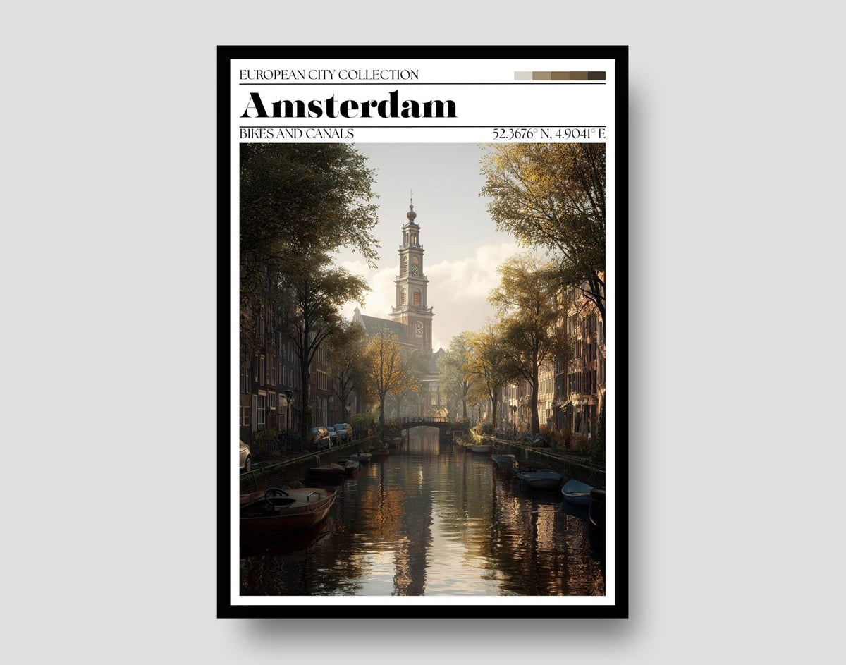 Amsterdam Poster - WanderWall