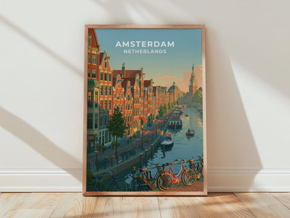 Amsterdam Poster - WanderWall