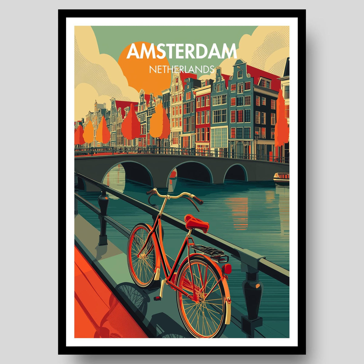 Amsterdam Poster - WanderWall
