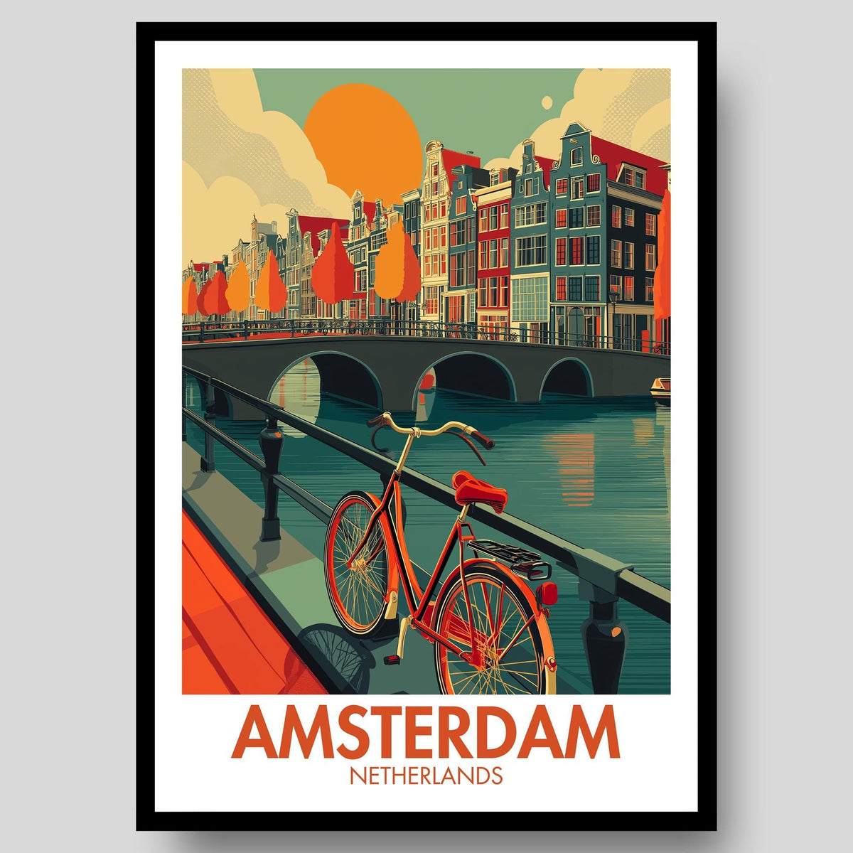 Amsterdam Poster - WanderWall