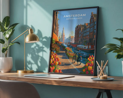Amsterdam Poster - WanderWall