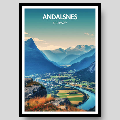 Andalsnes Poster - WanderWall
