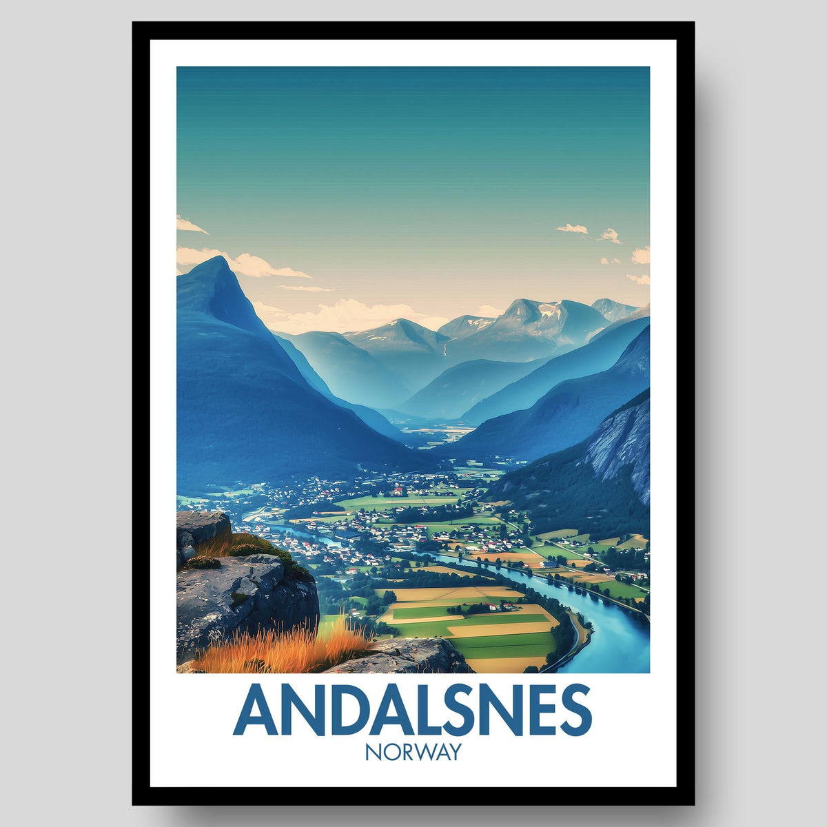 Andalsnes Poster - WanderWall
