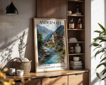Andermatt Gallery Edition Poster - WanderWall