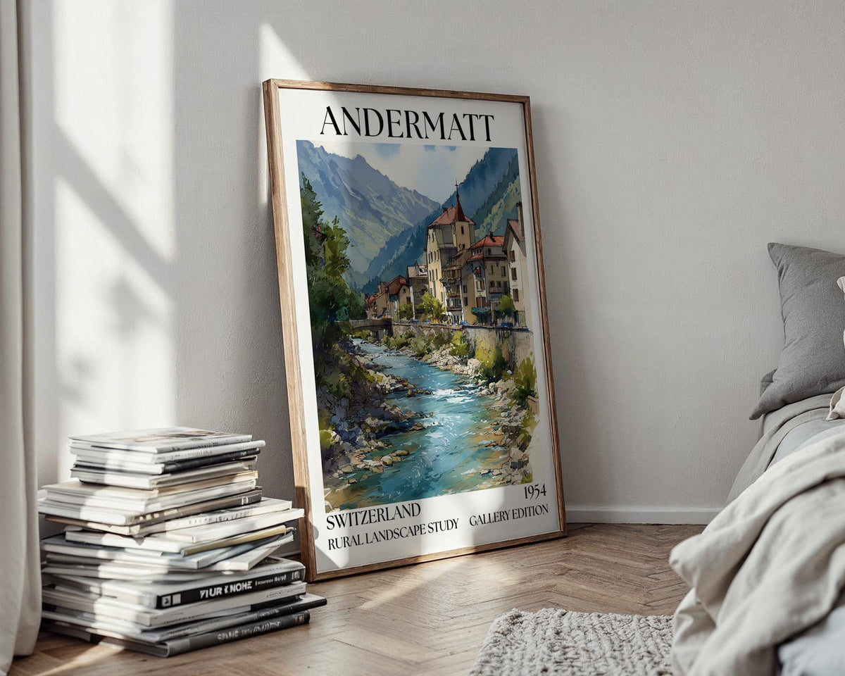 Andermatt Gallery Edition Poster - WanderWall