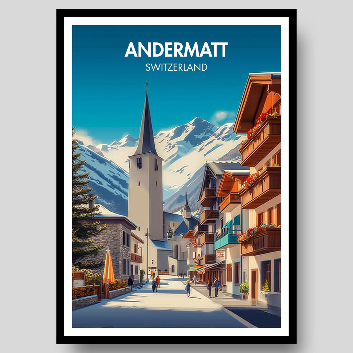 Andermatt Poster - WanderWall
