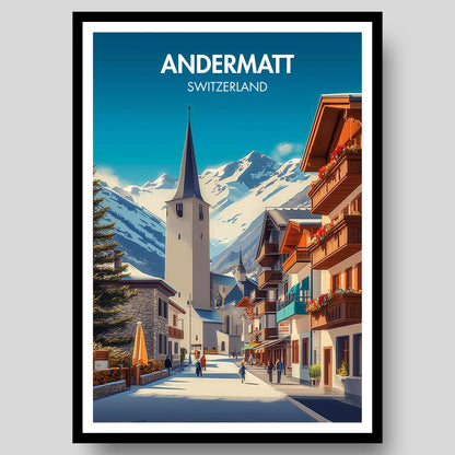 Andermatt Poster - WanderWall