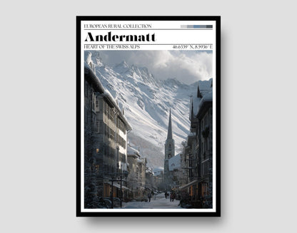 Andermatt Poster - WanderWall