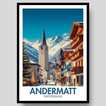 Andermatt Poster - WanderWall