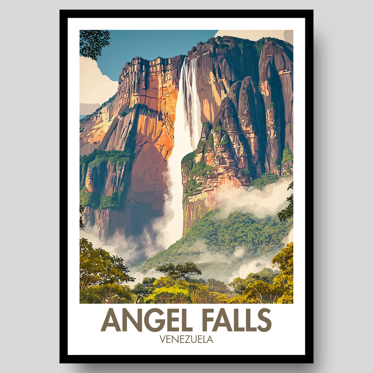 Angel Falls Poster - WanderWall