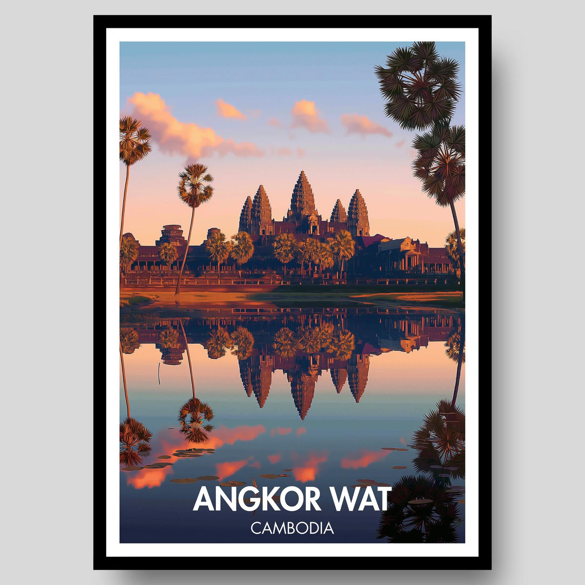 Angkor Wat Poster - WanderWall