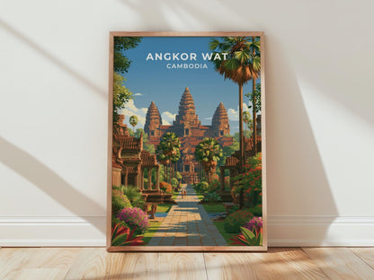 Angkor Wat Poster - WanderWall