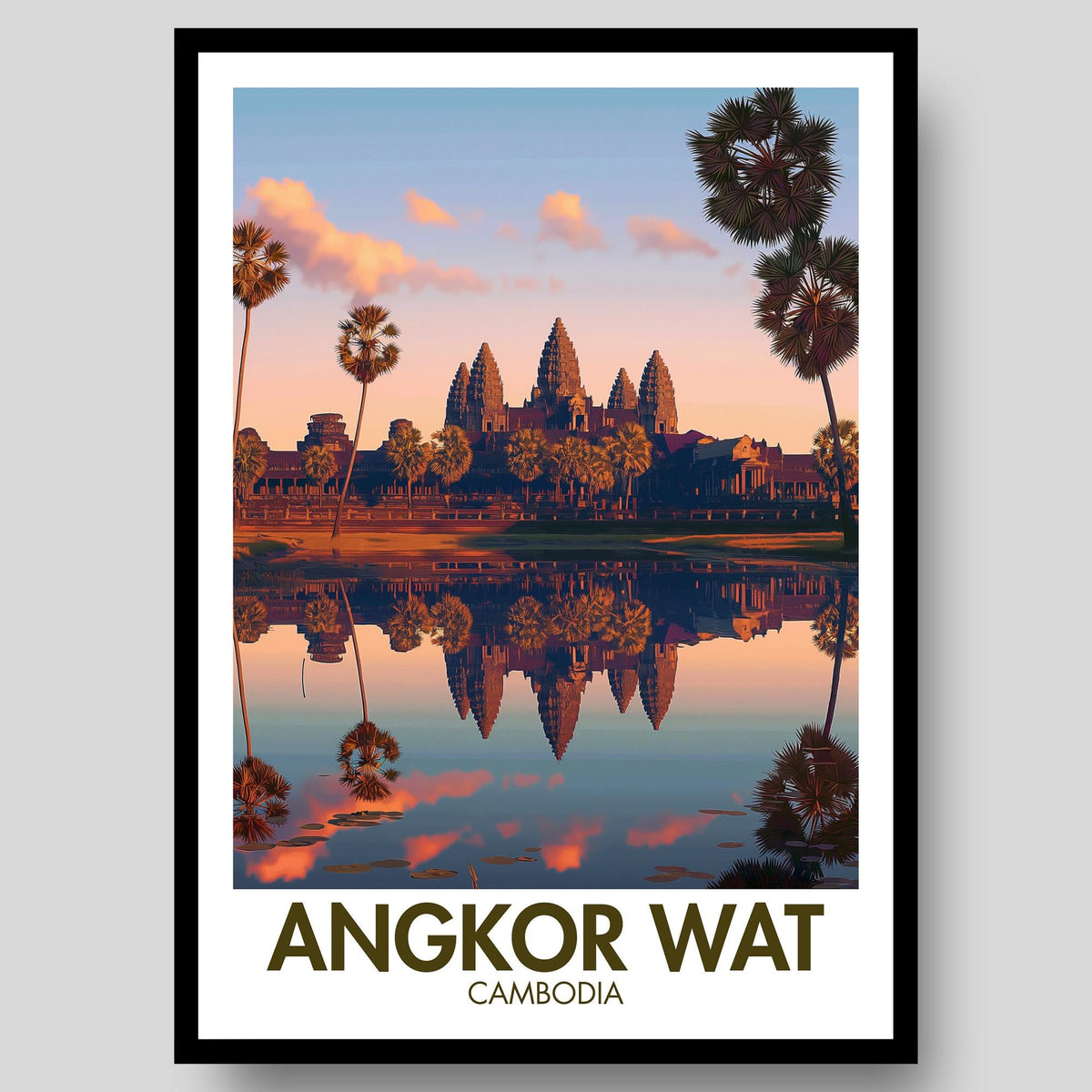 Angkor Wat Poster - WanderWall