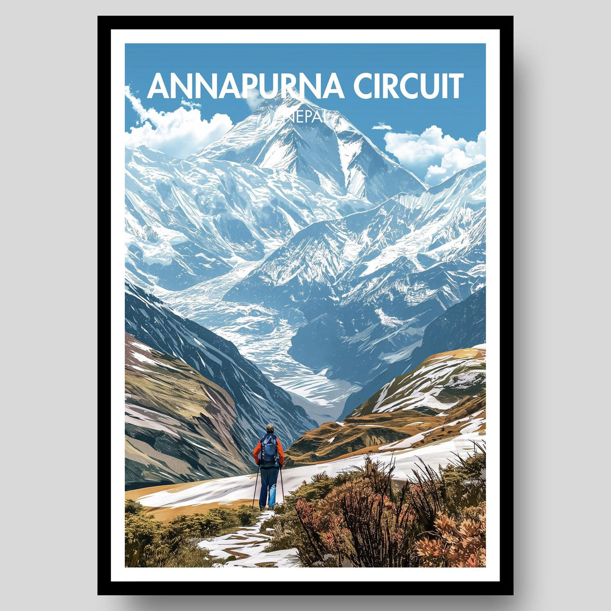 Annapurna Circuit Poster - WanderWall