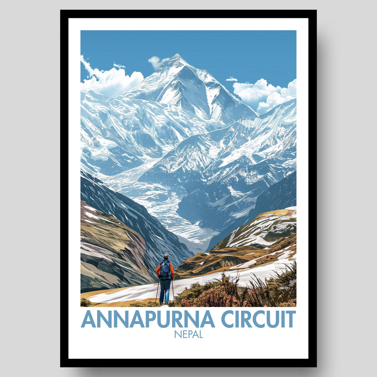 Annapurna Circuit Poster - WanderWall