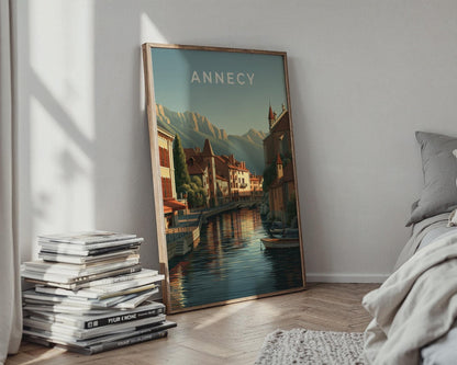 Annecy Cityscape Art Print - WanderWall