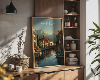Annecy Cityscape Art Print - WanderWall