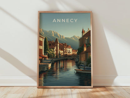 Annecy Cityscape Art Print - WanderWall
