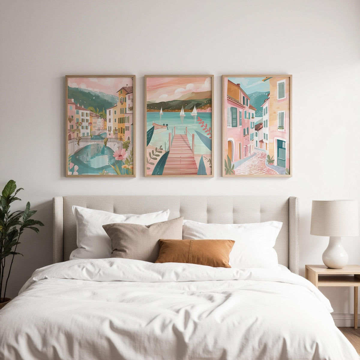 Annecy Set of 3 Posters | Annecy Gallery Wall Art - WanderWall