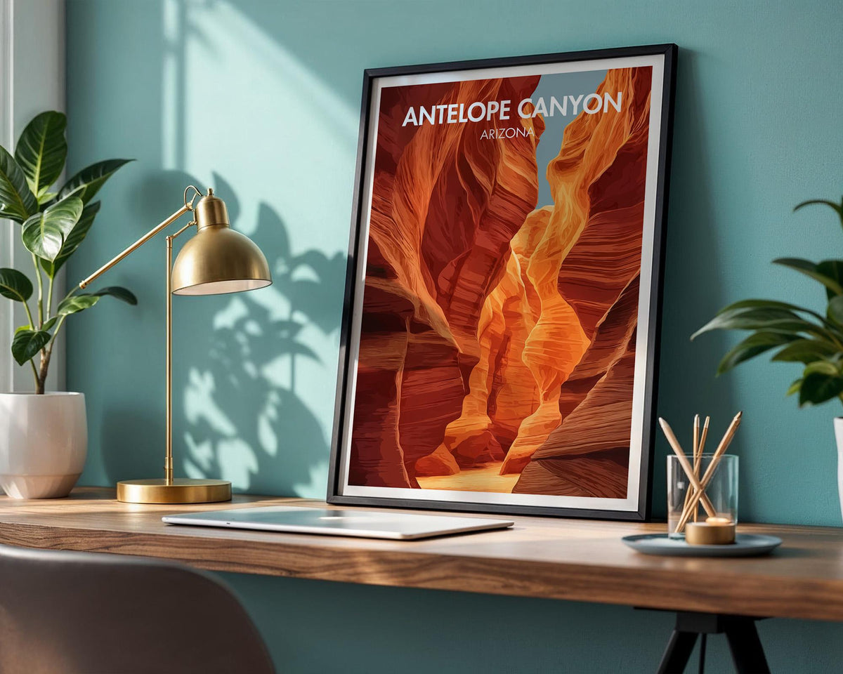 Antelope Canyon Poster - WanderWall