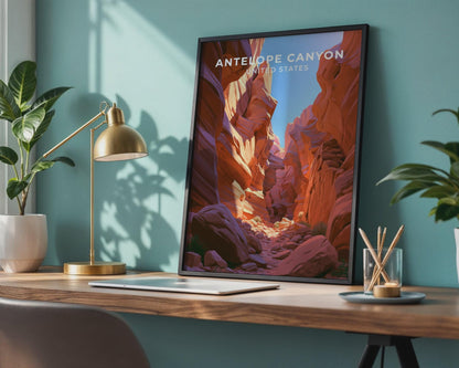Antelope Canyon Poster - WanderWall