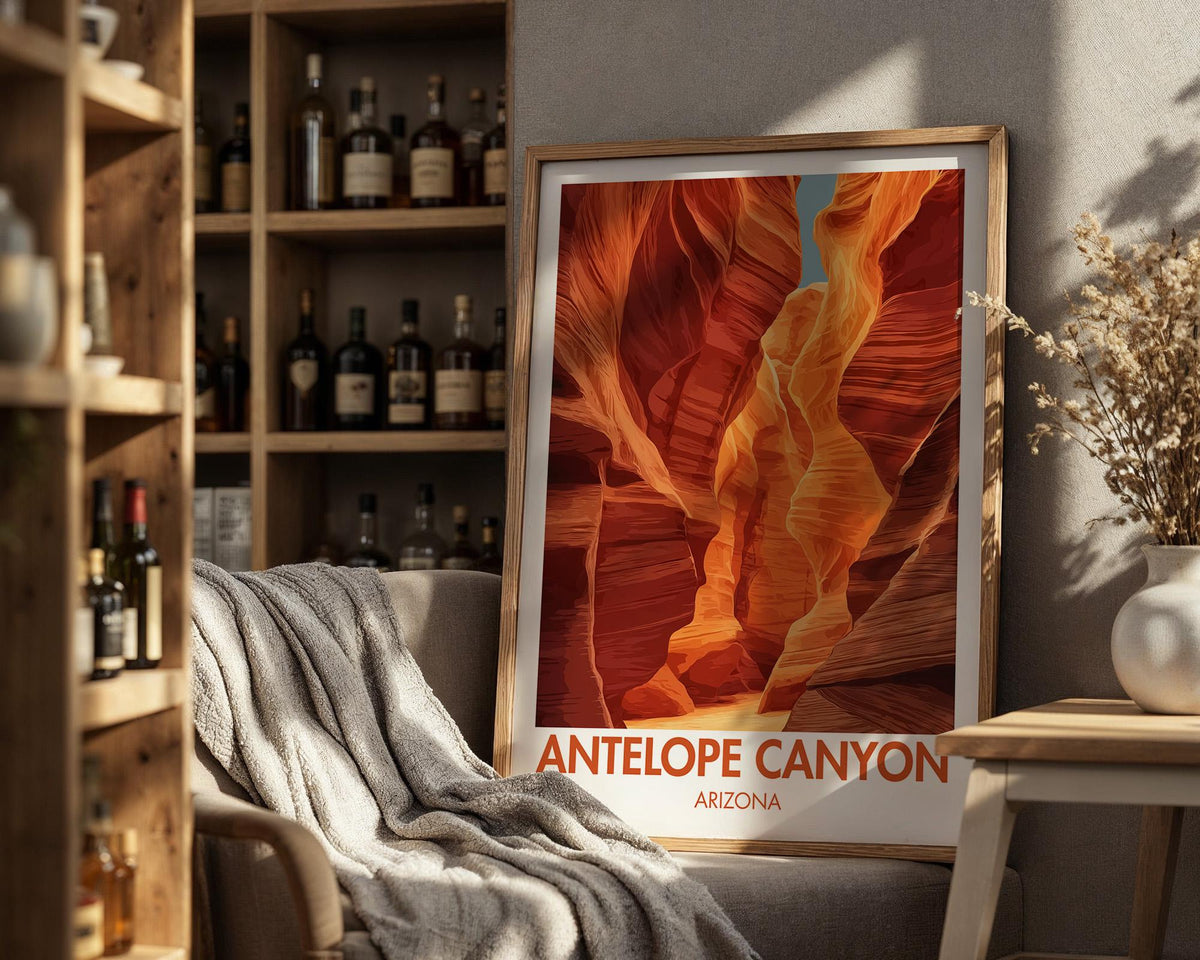 Antelope Canyon Poster - WanderWall