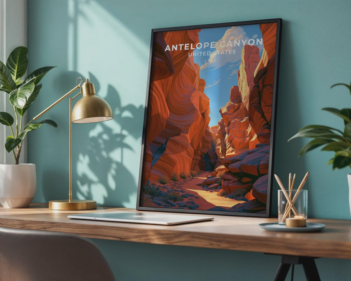 Antelope Canyon Poster - WanderWall