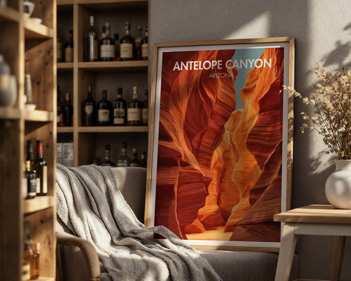 Antelope Canyon Poster - WanderWall