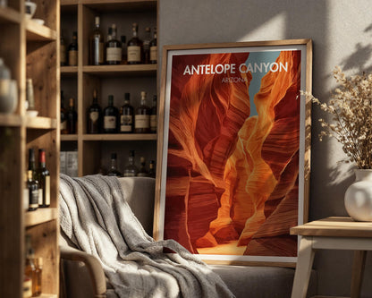 Antelope Canyon Poster - WanderWall