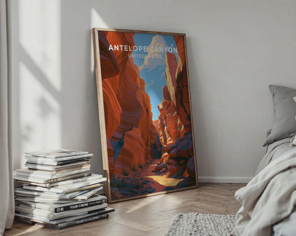 Antelope Canyon Poster - WanderWall