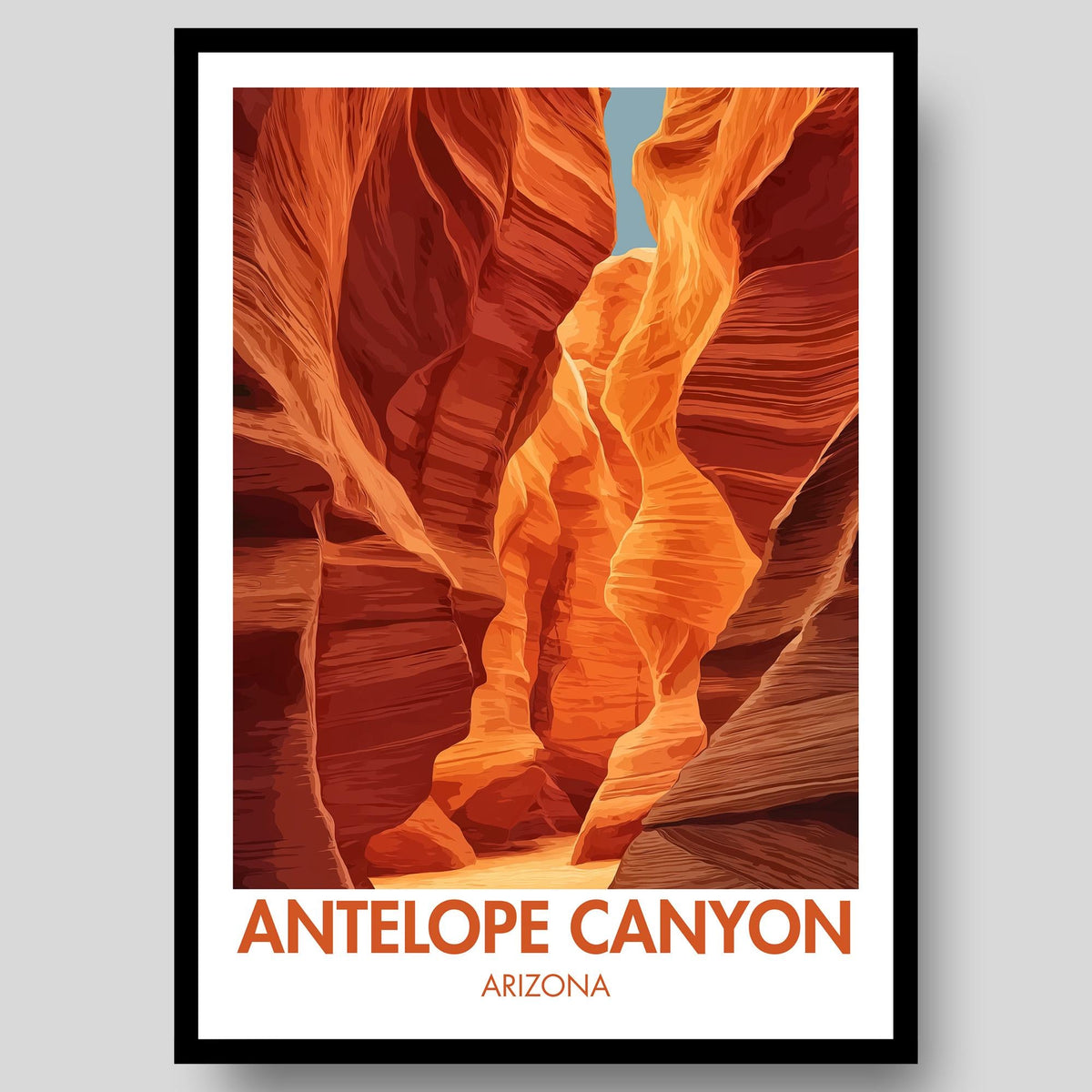 Antelope Canyon Poster - WanderWall