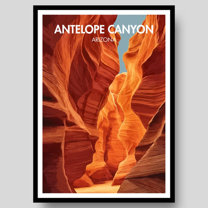 Antelope Canyon Poster - WanderWall