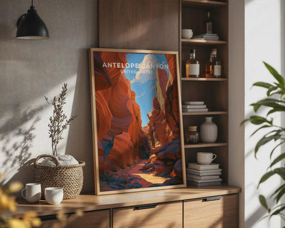 Antelope Canyon Poster - WanderWall