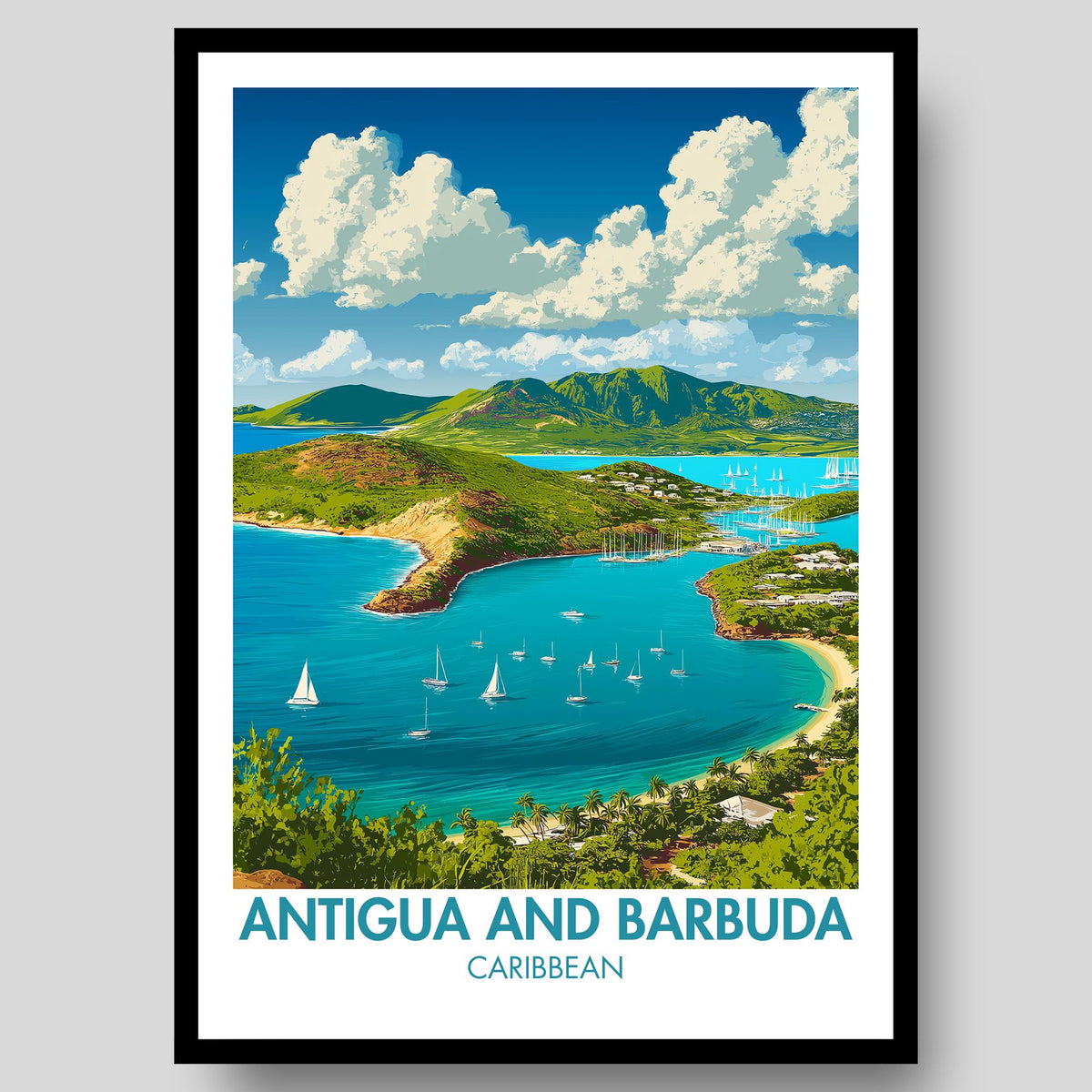 Antigua And Barbuda Poster - WanderWall
