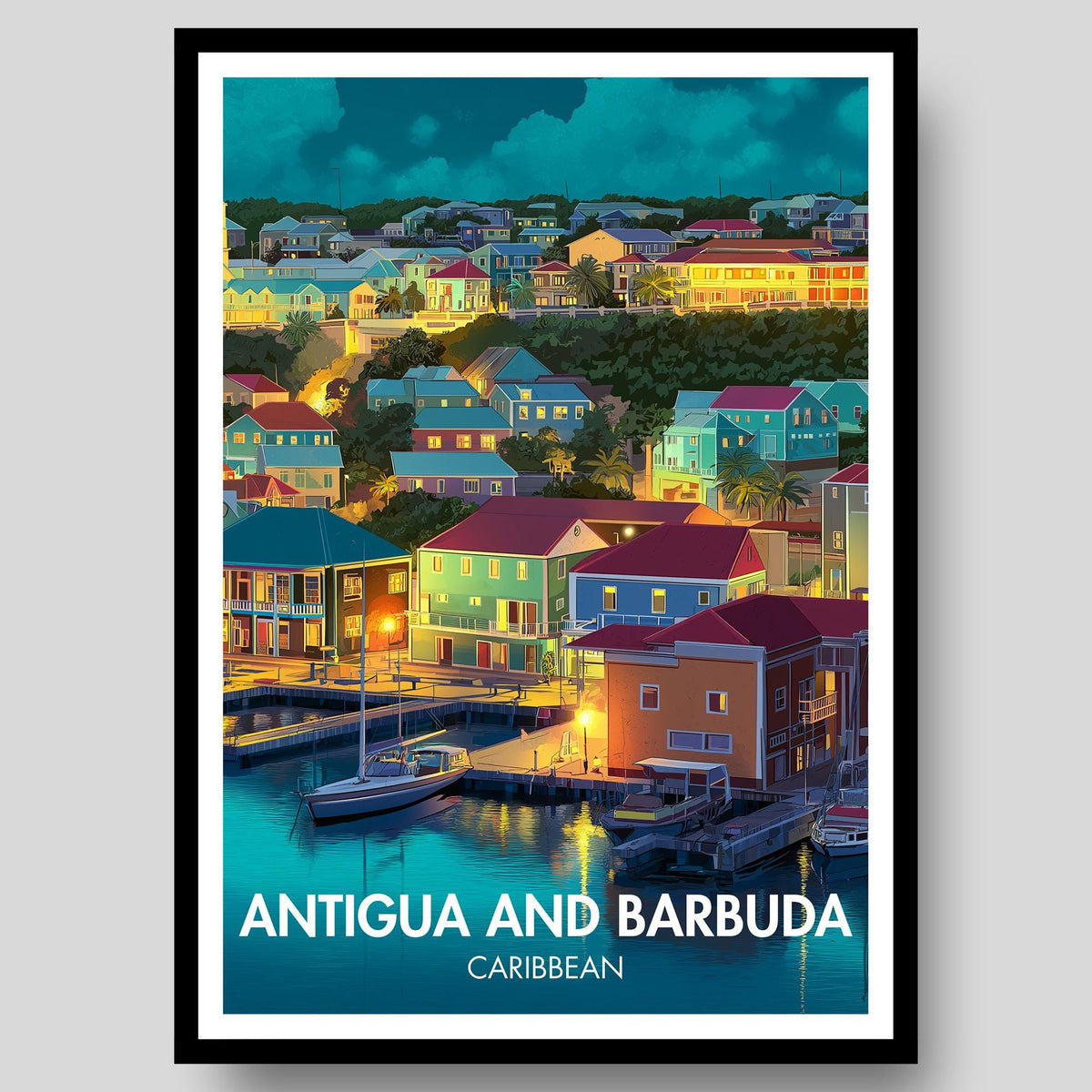 Antigua And Barbuda Poster - WanderWall