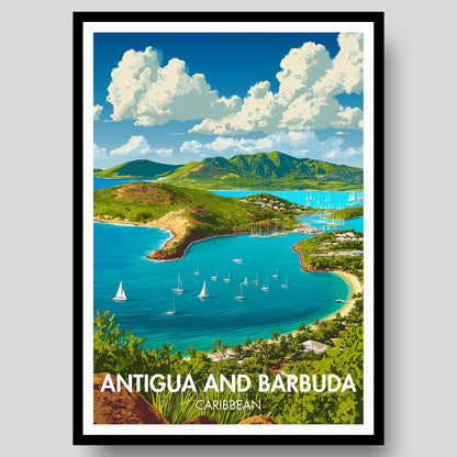 Antigua And Barbuda Poster - WanderWall