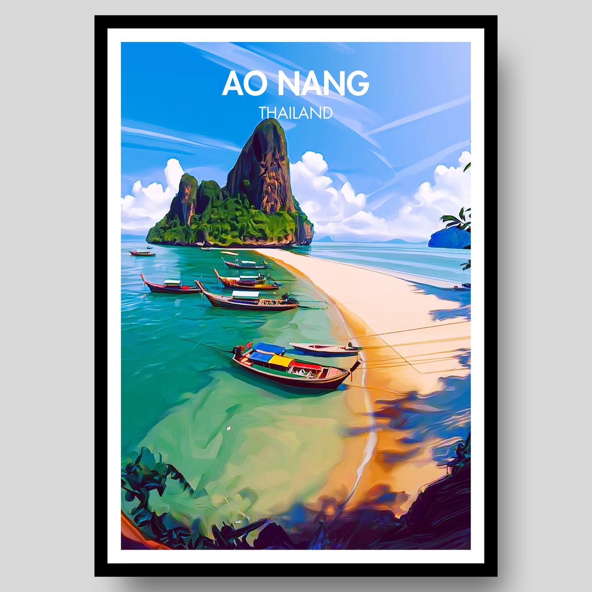 Ao Nang Poster - WanderWall