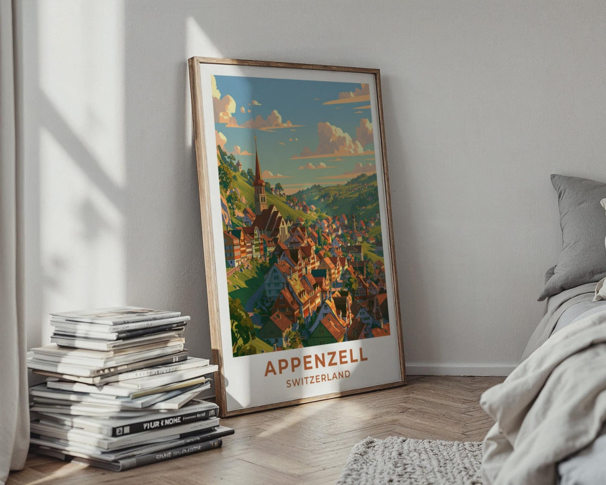 Appenzell Switzerland Travel Poster - WanderWall