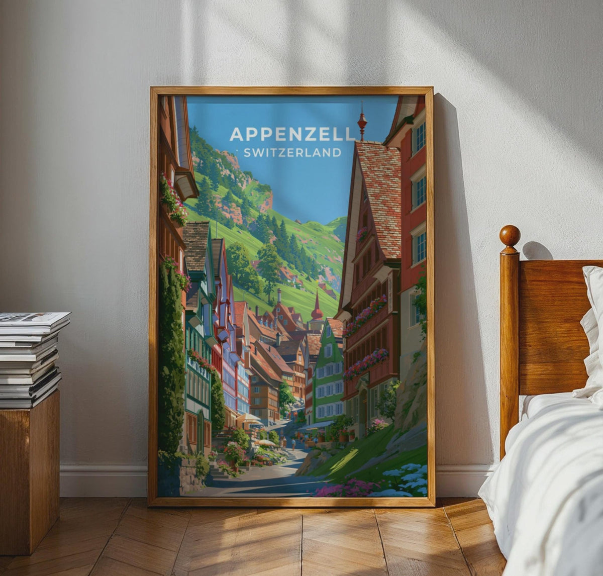 Appenzell Switzerland Travel Poster - WanderWall