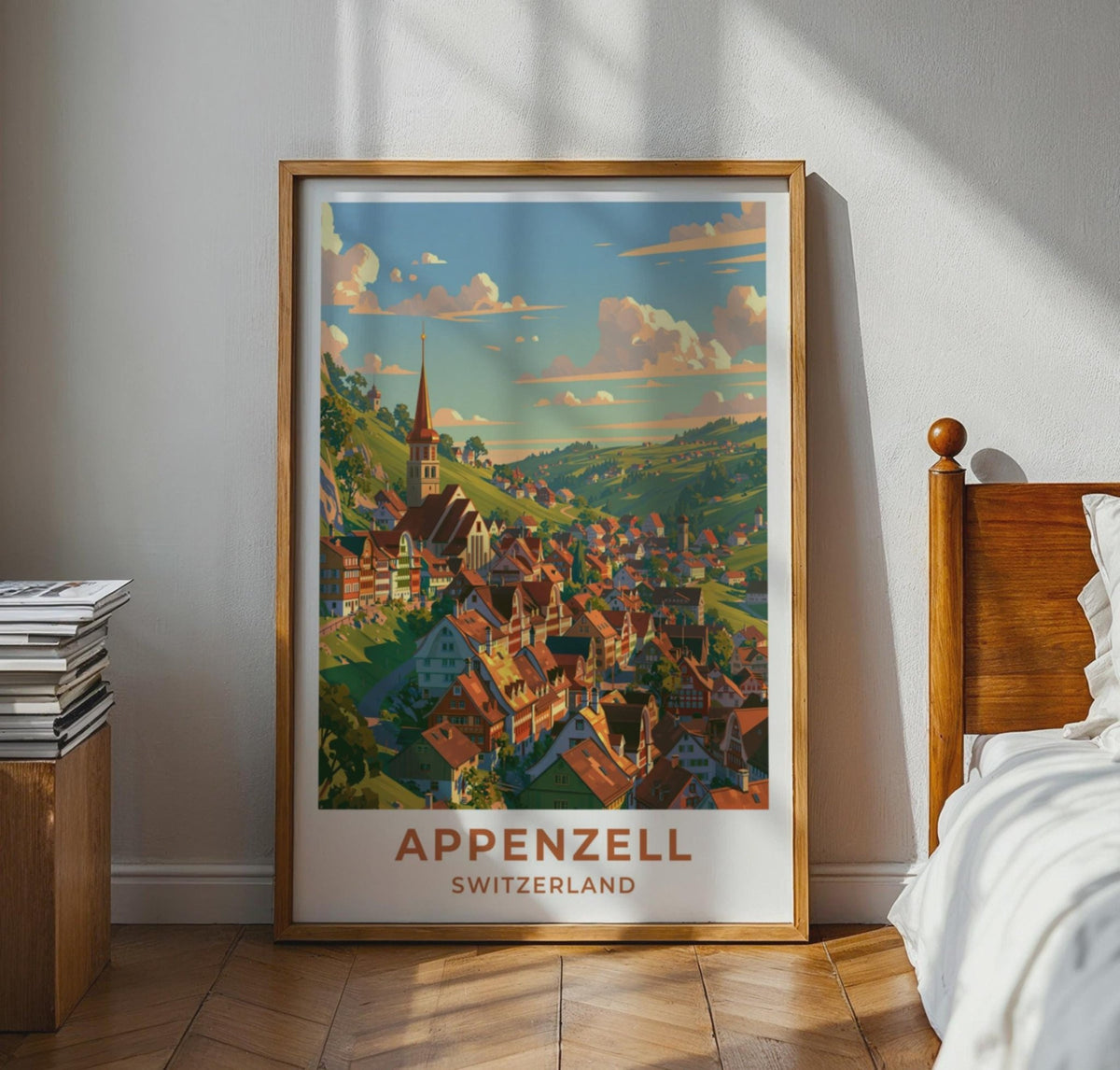 Appenzell Switzerland Travel Poster - WanderWall