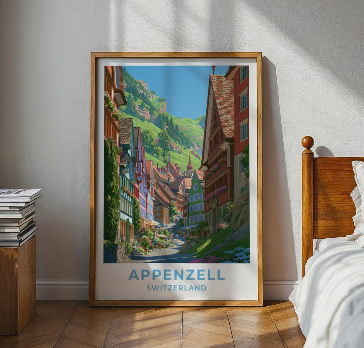 Appenzell Switzerland Travel Poster - WanderWall